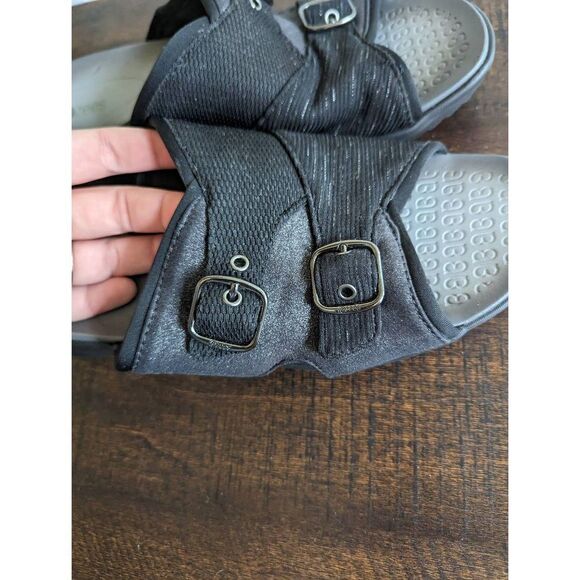 Bzees Women's Always Comfort Buckle Platform Sandals Shoes - Size 8.5 - Picture 8 of 9